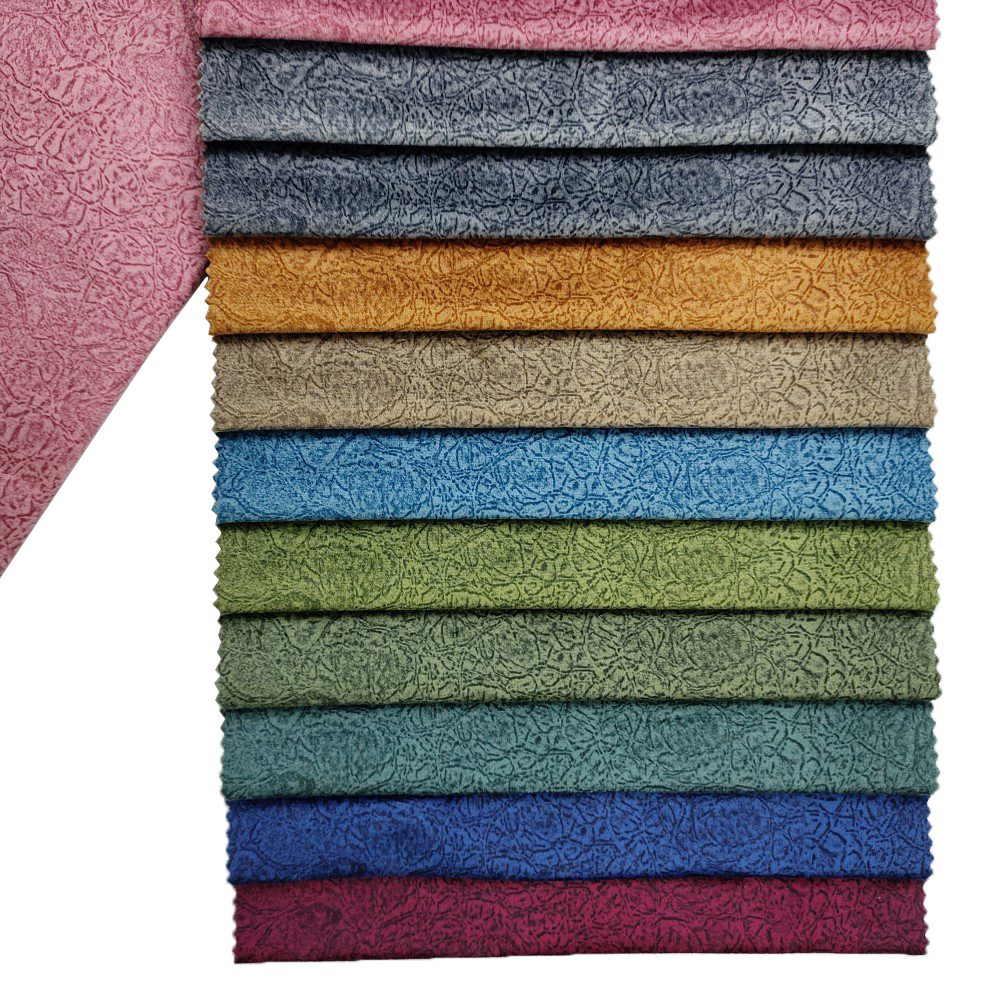 Aangepaste mode polyester printen Super Soft Holland Velvet Sofa Fabric